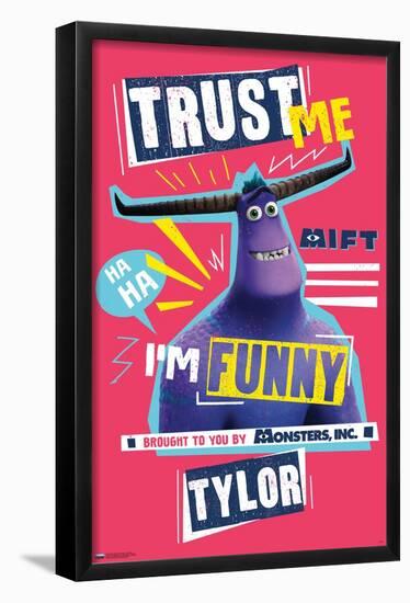 Disney Monsters at Work - Trust Me-Trends International-Framed Poster