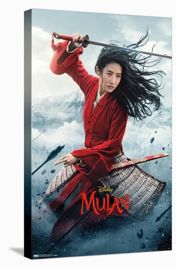 Disney Mulan - One Sheet-Trends International-Stretched Canvas