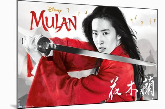 DISNEY MULAN - SWORD-null-Mounted Standard Poster