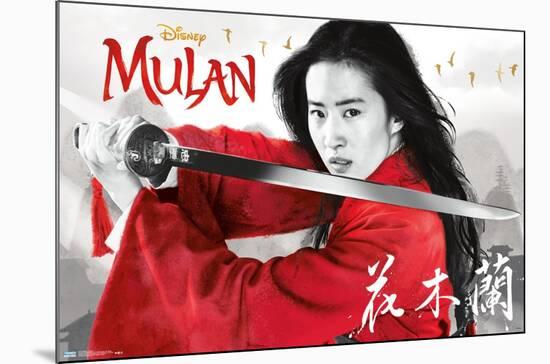 Disney Mulan - Sword-Trends International-Mounted Poster