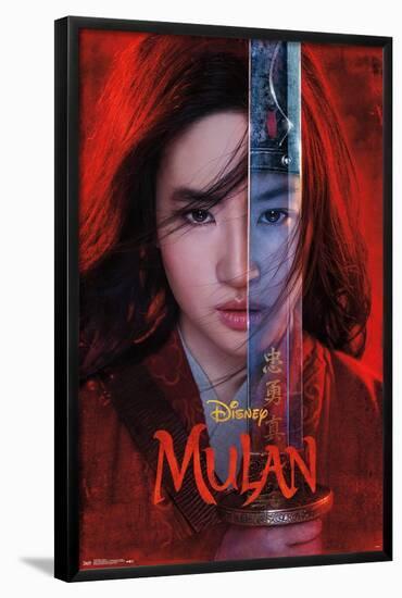 Disney Mulan - Teaser-Trends International-Framed Poster