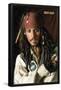 Disney Pirates: Black Pearl - Johnny Depp Portrait-Trends International-Framed Poster