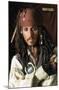 Disney Pirates: Black Pearl - Johnny Depp Portrait-Trends International-Mounted Poster
