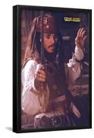 Disney Pirates: Black Pearl - Jonny Depp-Trends International-Framed Poster