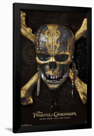 Disney Pirates: DMTNT - Skull And Crossbones-Trends International-Framed Poster