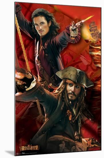 Disney Pirates of the Caribbean: At World's End - Duo-Trends International-Mounted Poster