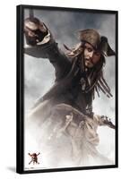 Disney Pirates of the Caribbean: At World's End - Jack Sparrow-Trends International-Framed Poster