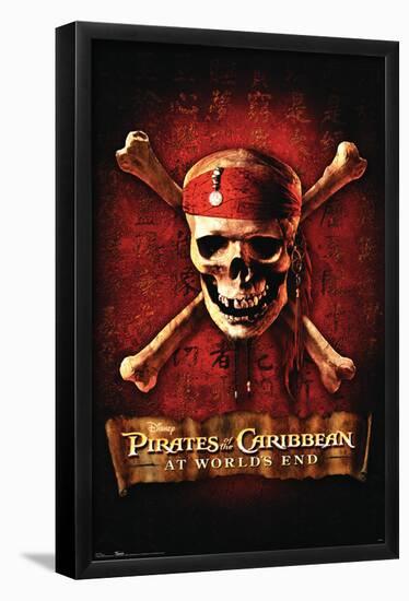 Disney Pirates of the Caribbean: At World's End - Teaser-Trends International-Framed Poster