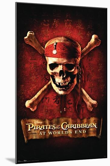 Disney Pirates of the Caribbean: At World's End - Teaser-Trends International-Mounted Poster