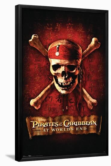 Disney Pirates of the Caribbean: At World's End - Teaser-Trends International-Framed Poster