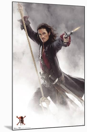 Disney Pirates of the Caribbean: At World's End - Will Turner-Trends International-Mounted Poster