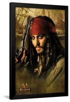 Disney Pirates of the Caribbean: Dead Man's Chest - Johnny Depp-Trends International-Framed Poster