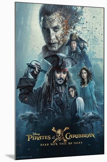 Disney Pirates of the Caribbean: Dead Men Tell No Tales - One Sheet-Trends International-Mounted Poster