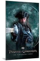 Disney Pirates of the Caribbean: On Stranger Tides - Black Beard-Trends International-Mounted Poster