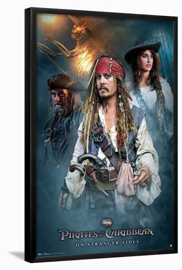 Disney Pirates of the Caribbean: On Stranger Tides - Group-Trends International-Framed Poster