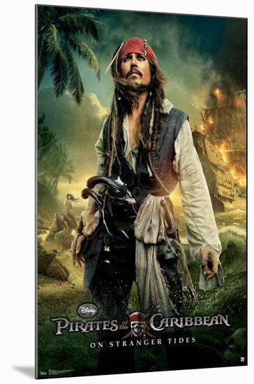 Disney Pirates of the Caribbean: On Stranger Tides - One Sheet 2-Trends International-Mounted Poster