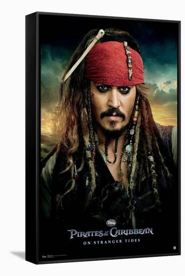 Disney Pirates of the Caribbean: On Stranger Tides - One Sheet-Trends International-Framed Stretched Canvas