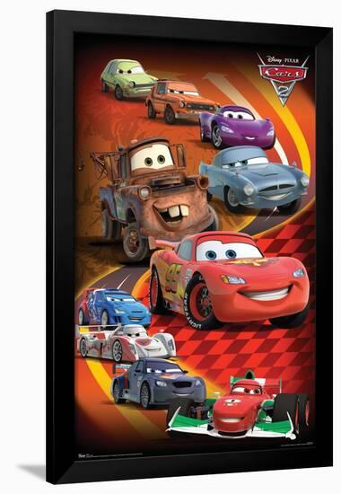 Disney Pixar Cars 2 - Group-Trends International-Framed Poster