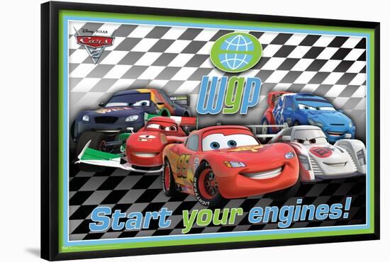 Disney Pixar Cars 2 - International Racers-Disney Pixar-Framed Poster