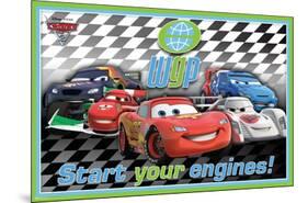 Disney Pixar Cars 2 - International Racers-Disney Pixar-Mounted Poster