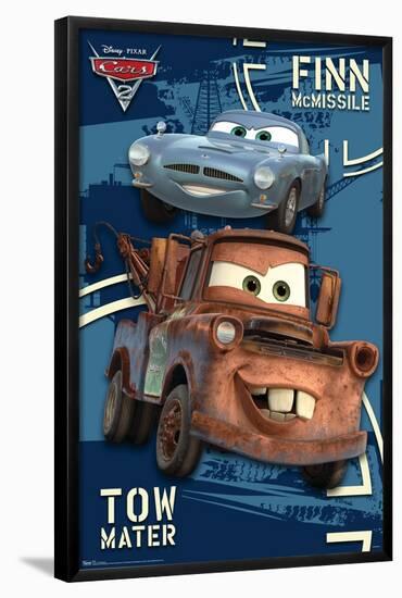 Disney Pixar Cars 2 - Secret Mission-Trends International-Framed Poster