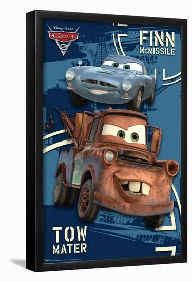 Disney Pixar Cars 2 - Secret Mission-Trends International-Framed Poster