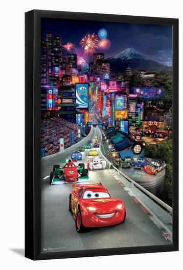 Disney Pixar Cars 2 - Triptych 1-Trends International-Framed Poster