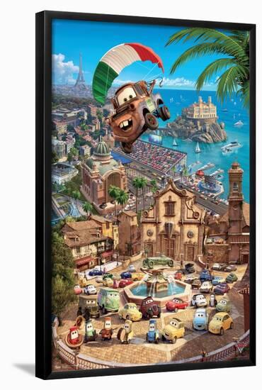 Disney Pixar Cars 2 - Triptych 3-Trends International-Framed Poster