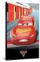 Disney Pixar Cars 3 - Lightning-Trends International-Stretched Canvas