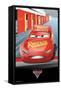 Disney Pixar Cars 3 - Lightning-Trends International-Framed Stretched Canvas