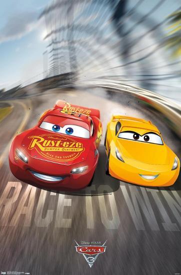 Disney Pixar Cars Race to Win Premium Poster' Posters Trends