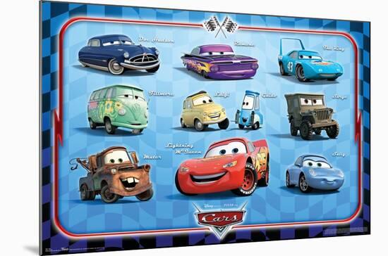 Disney Pixar Cars - Group-Trends International-Mounted Poster