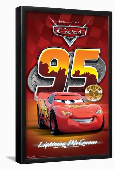 Disney Pixar Cars - Lightning-Trends International-Framed Poster