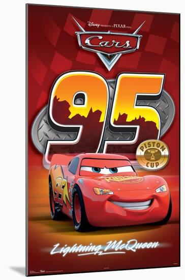 Disney Pixar Cars - Lightning-Trends International-Mounted Poster