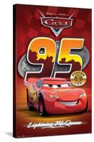 Disney Pixar Cars - Lightning-Trends International-Stretched Canvas