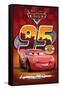 Disney Pixar Cars - Lightning-Trends International-Framed Stretched Canvas