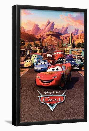 Disney Pixar Cars - One Sheet-Trends International-Framed Poster