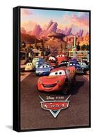 Disney Pixar Cars - One Sheet-Trends International-Framed Stretched Canvas