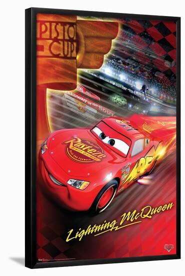 Disney Pixar Cars - Piston Cup-Trends International-Framed Poster