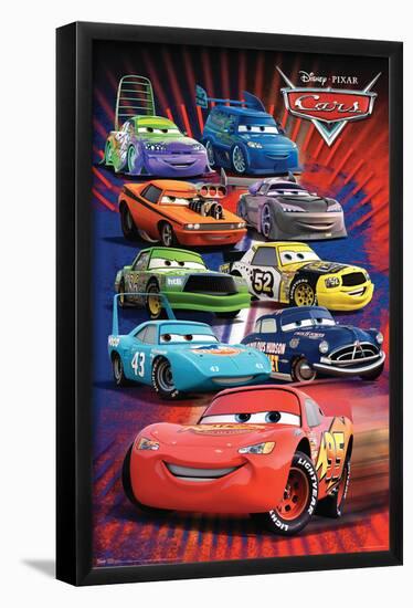 Disney Pixar Cars - Supercharged-Trends International-Framed Poster