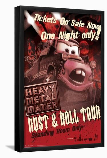 Disney Pixar Cars Toons - Heavy Metal Mater-Trends International-Framed Poster