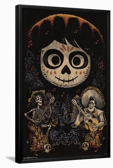 Disney Pixar Coco - Skulls-Trends International-Framed Poster