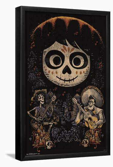 Disney Pixar Coco - Skulls-Trends International-Framed Poster