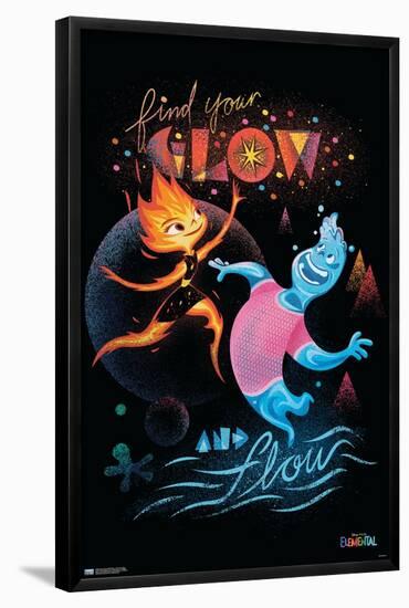 Disney Pixar Elemental - Find Your Glow-Trends International-Framed Poster