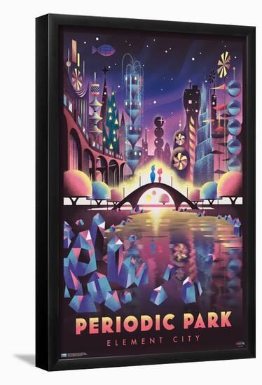 Disney Pixar Elemental - Periodic Park-Trends International-Framed Poster