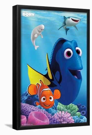 Disney Pixar Finding Dory - Dory-Trends International-Framed Poster