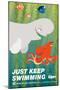 Disney Pixar Finding Dory - Just Keep Swimming-Trends International-Mounted Poster