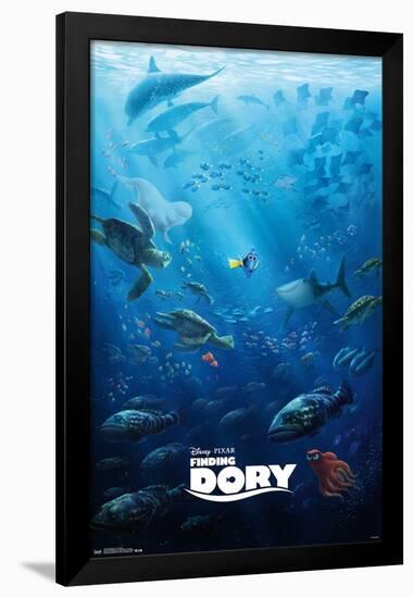 Disney Pixar Finding Dory - One Sheet-Trends International-Framed Poster