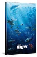 Disney Pixar Finding Dory - One Sheet-Trends International-Stretched Canvas