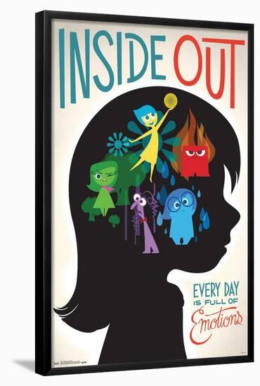 Disney Pixar Inside Out - Emotions-Trends International-Framed Poster